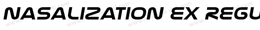 Nasalization Ex Regu字体转换